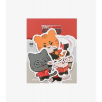 T1 Animal Friends STICKER SET -T1 FIGHTING